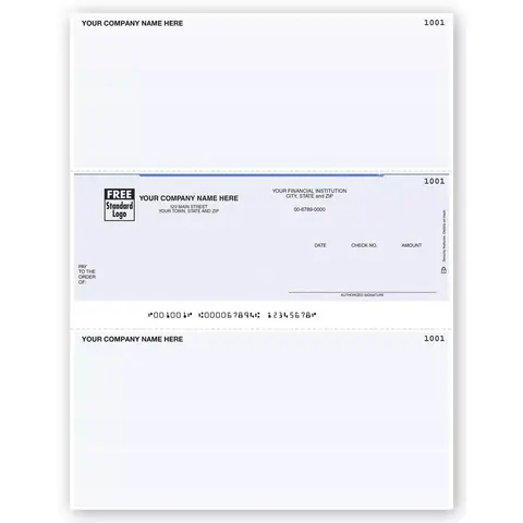 Laser Red Wing® Compatible Business Checks