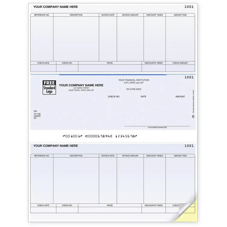 Laser Accounts Payable Business Checks Compatible with Sage Software