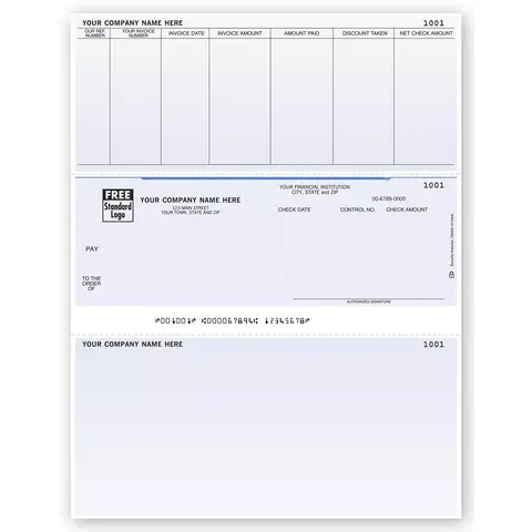 Microsoft Dynamics Software Compatible Accounts Payable Business Checks