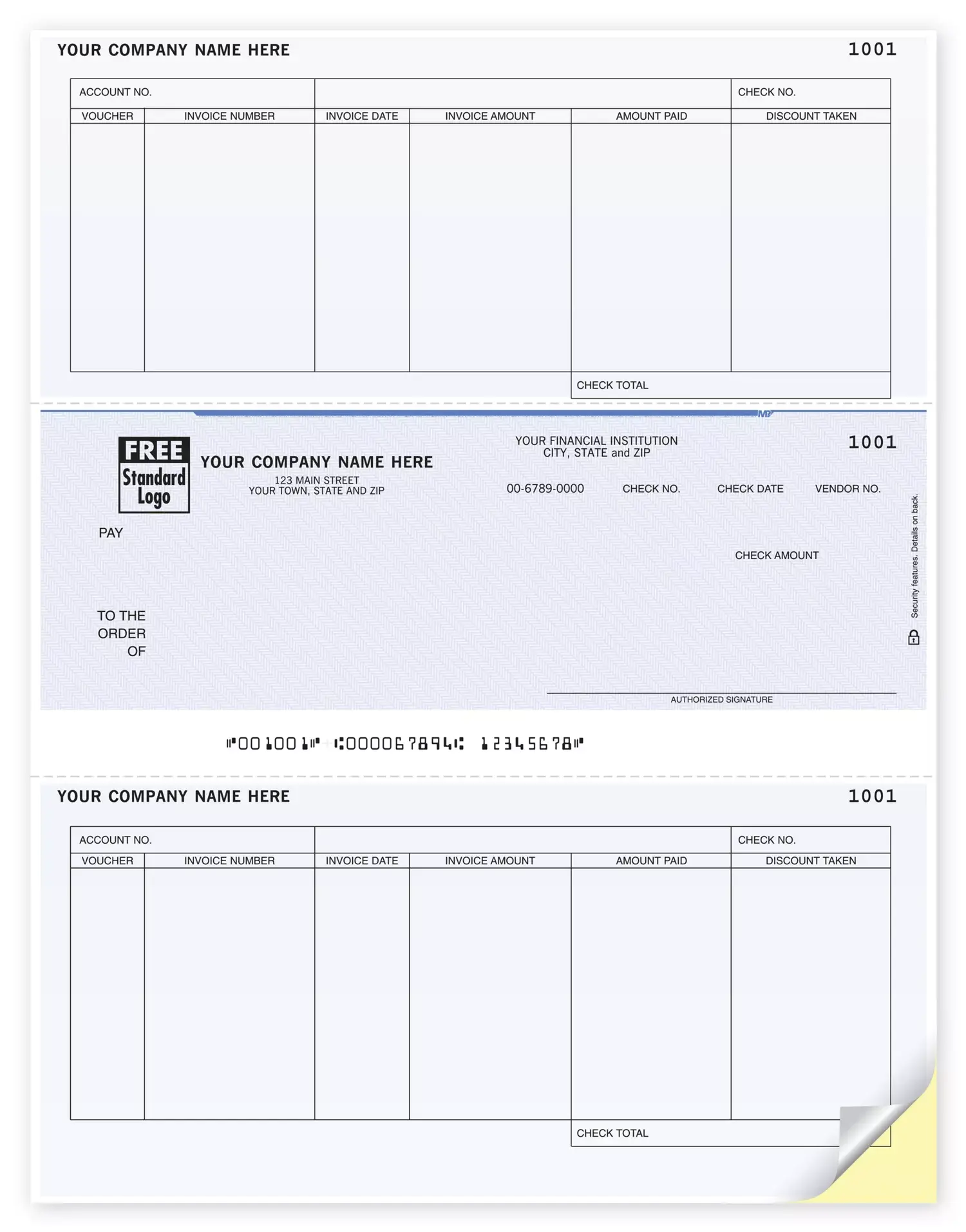 Microsoft© Bookkeeping Accounts Payable Checks