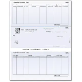 Microsoft© Accounts Payable Checks - 8 Columns