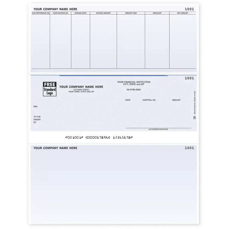 Microsoft Dynamics™ Accounts Payable Checks with Reference Number
