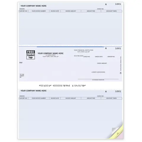 Computer Accounts Payable Checks - Compatible with Juris Software