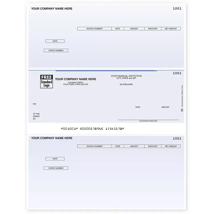 Accounts Payable Checks for Sage Software - Middle Check