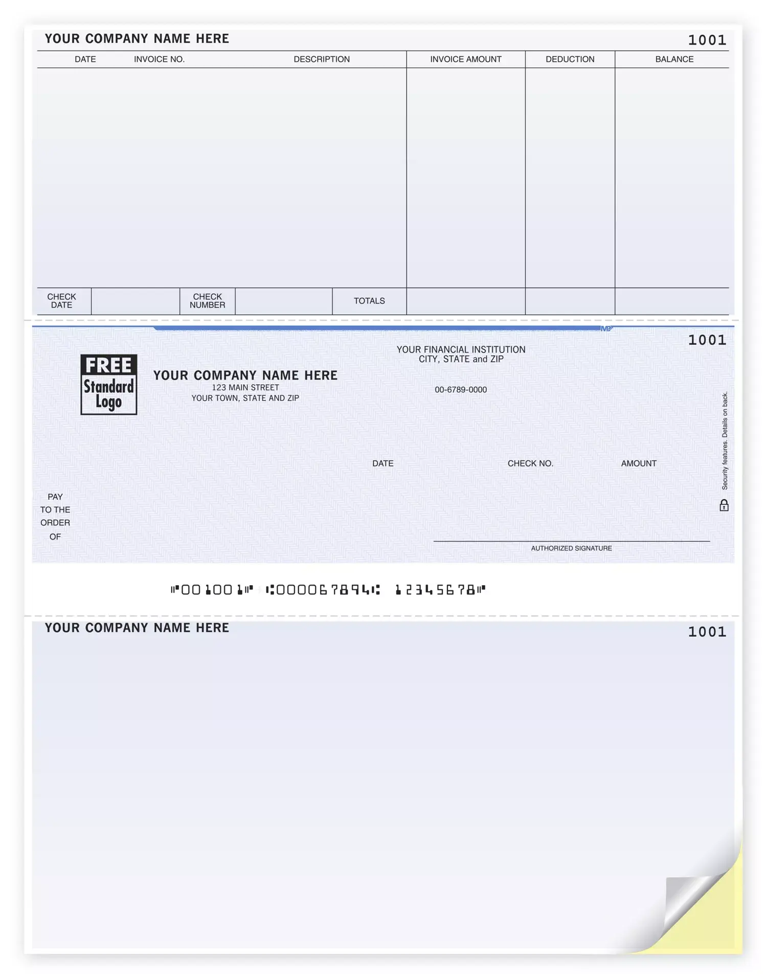 Software Compatible Accounts Payable Computer Checks