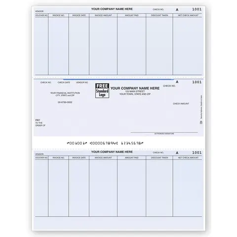 Macola Compatible Computer Checks, Accounts Payable, 7 Columns