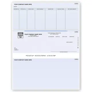 Custom Sage Computer Check Printing for Accounts Payable