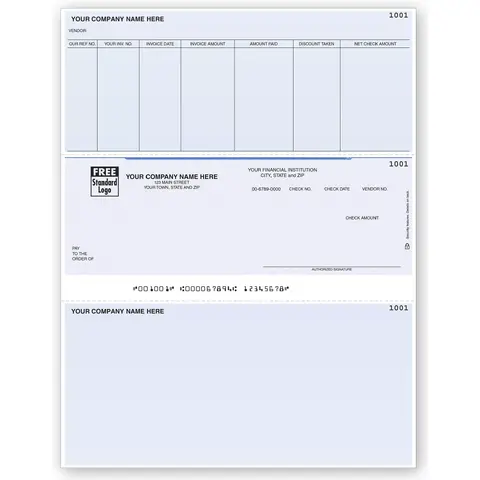 Custom Sage Computer Check Printing for Accounts Payable