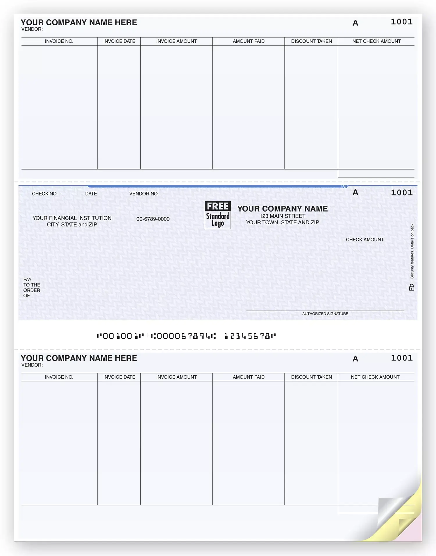 Macola Software Compatible Checks - Accounts Payable