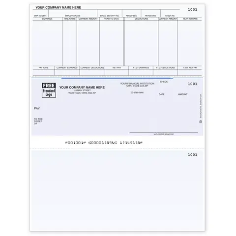 Microsoft® Dynamics Laser Payroll Checks