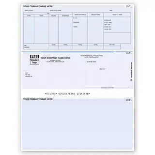 Microsoft® Payroll Checks with FICA and FUTA Tax Deductions