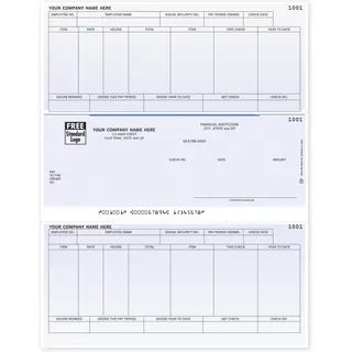 Peachtree Software Payroll Checks, Laser Format