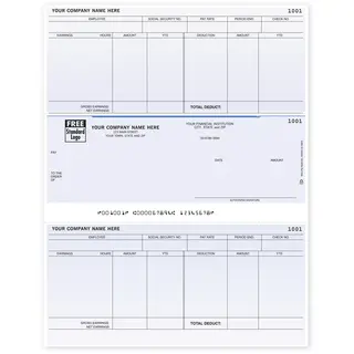 Sage 100 Software Payroll Checks - Laser Format