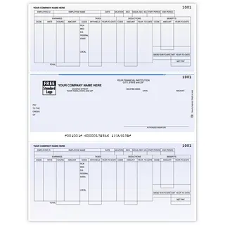 Microsoft© Payroll Checks for Your Business - Laser Format