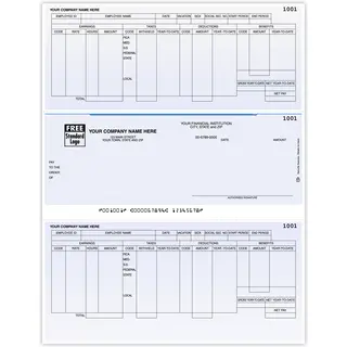 Microsoft© Payroll Checks for Your Business - Laser Format