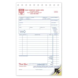 Carbon Copy Sales & Service Invoices