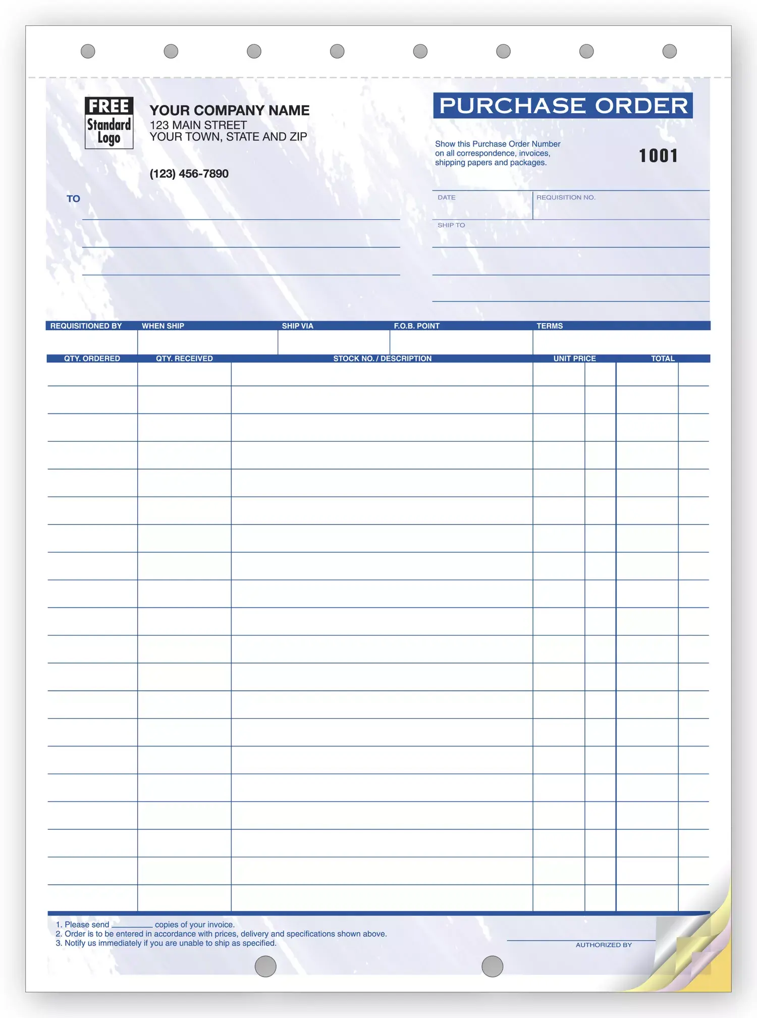 Purchase Orders - Color Collection
