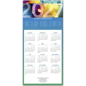 2027 Bold Year Calendar Cards