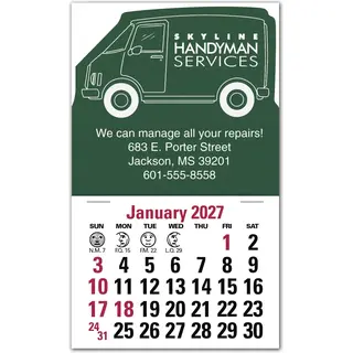 2027 Delivery Van Calendar