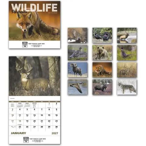 2027 Wildlife Themed Wall Calendars