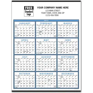2027 Wall Calendar with Year at Glance