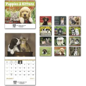 2027 Puppies & Kittens Wall Calendars