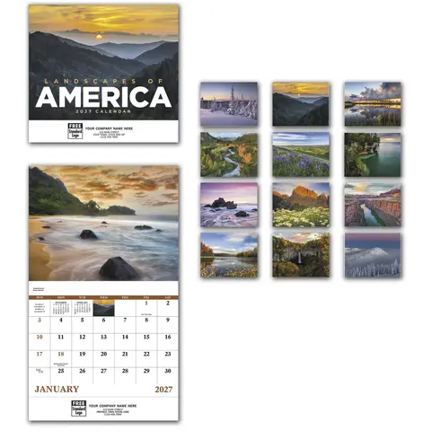 2027 American Landscapes Wall Calendar