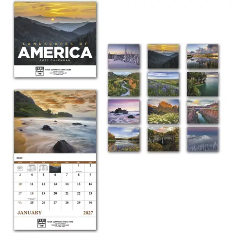 2027 American Landscapes Wall Calendar