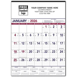 2027 Patriotic Contractor Calendars with Custom Printing