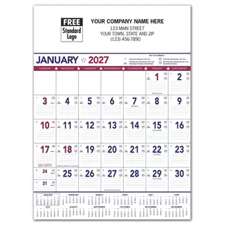 2027 Patriotic Contractor Calendars with Custom Printing