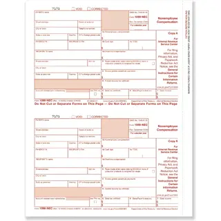 1099 NEC Forms - Copy A
