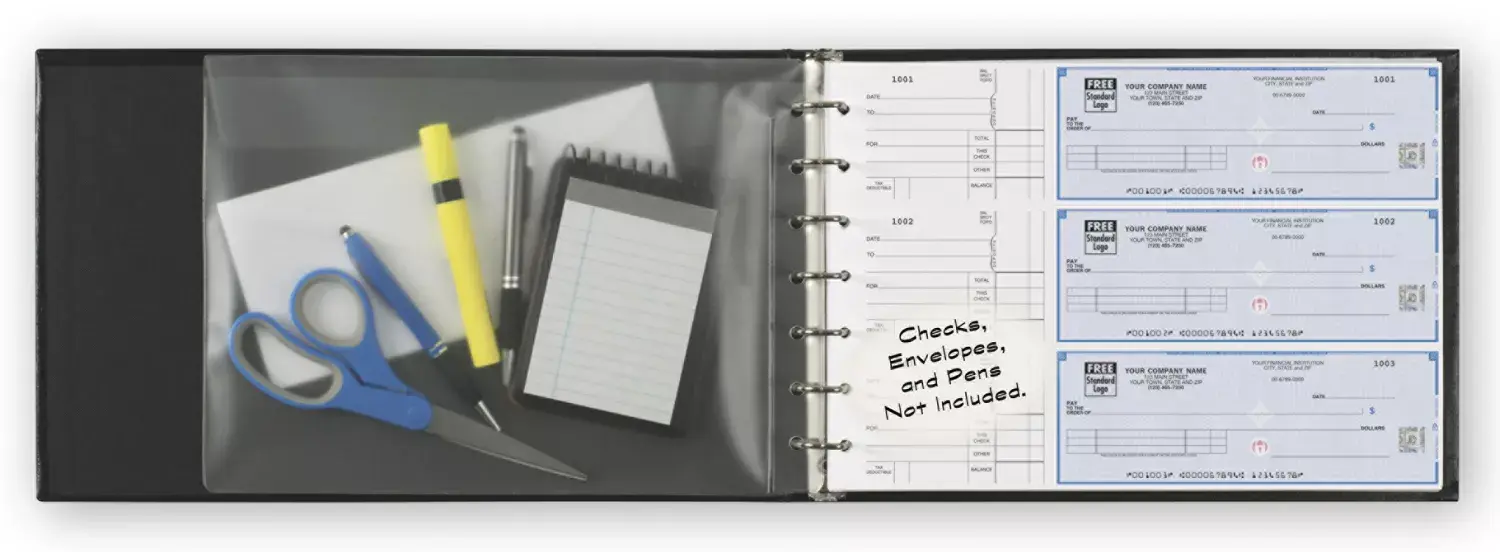3-To-A-Page Check Binders