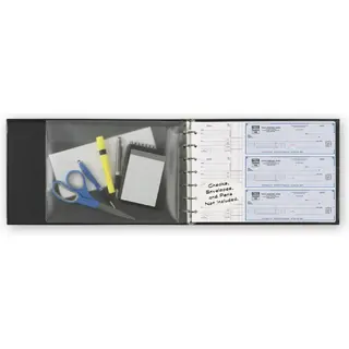 3-To-A-Page Check Binders