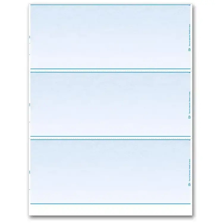 Blank Laser Check - 3-Up