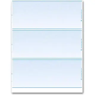 Blank Laser Check - 3-Up