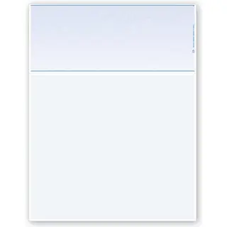 Blank Laser Check - Long Voucher