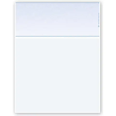 Blank Laser Check - Long Voucher