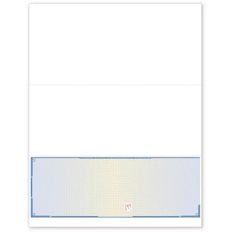 Security Bottom Blank Laser Check