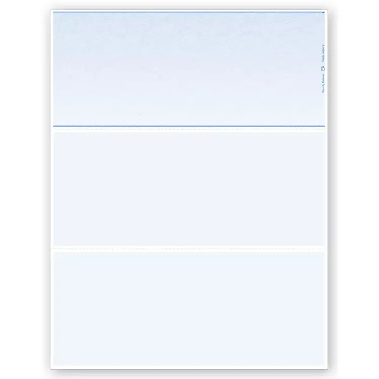 Laser Top Check, Blank with Perforation