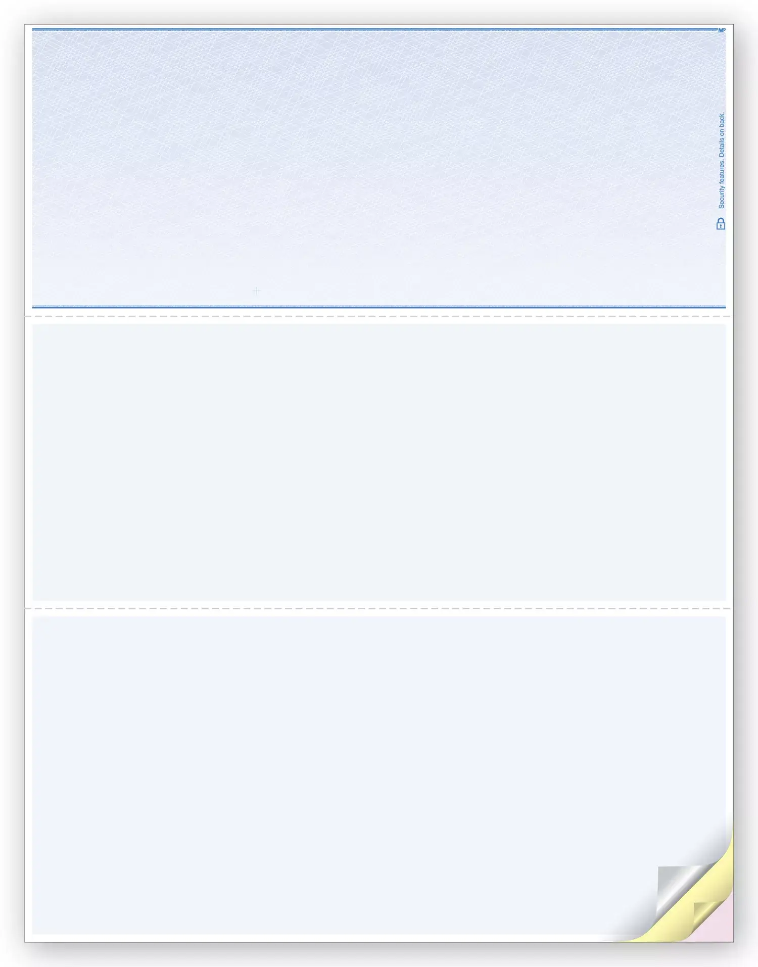 Blank Laser Check - Top Check