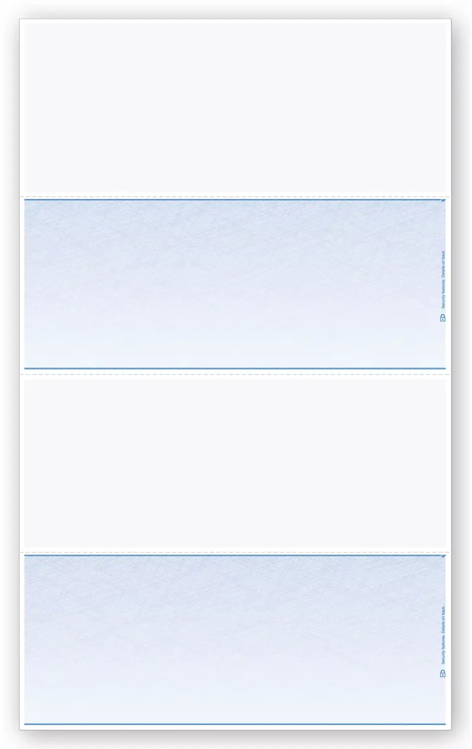 Blank Laser Check - 2-Up