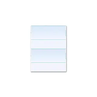Blank Laser Checks - 2-Up