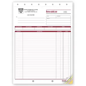 4551 - Professional Invoices, Letter Size