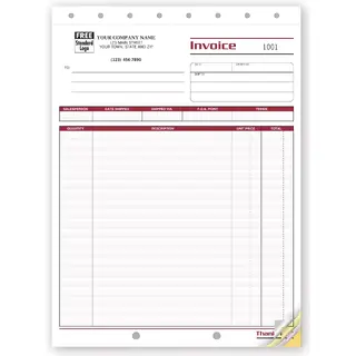 4551 - Professional Invoices, Letter Size