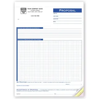 274 - Custom Printed Graph Paper Proposals