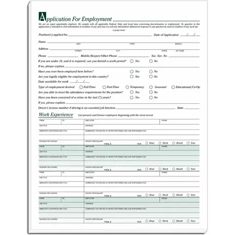 Employee Applications