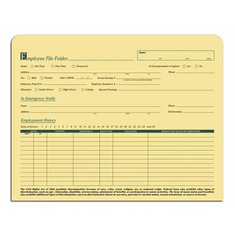 Employee Folders