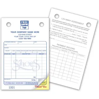 Shoes Order Forms