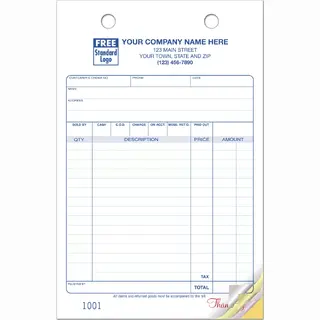 Retail Order Forms, Large