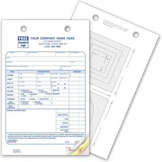 615 - Framing Order Forms